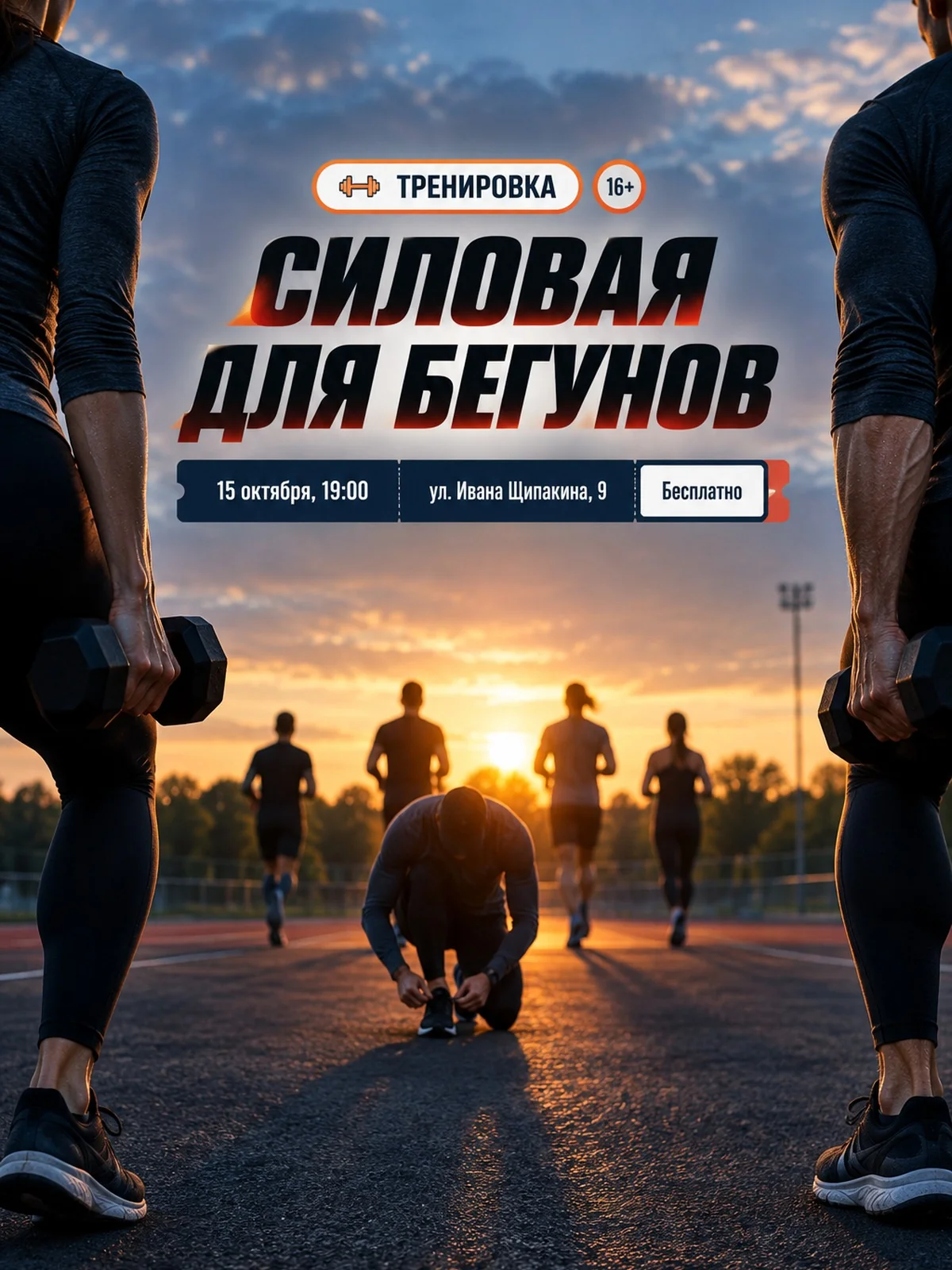 Силовая для бегунов: комплекс на силу и выносливость