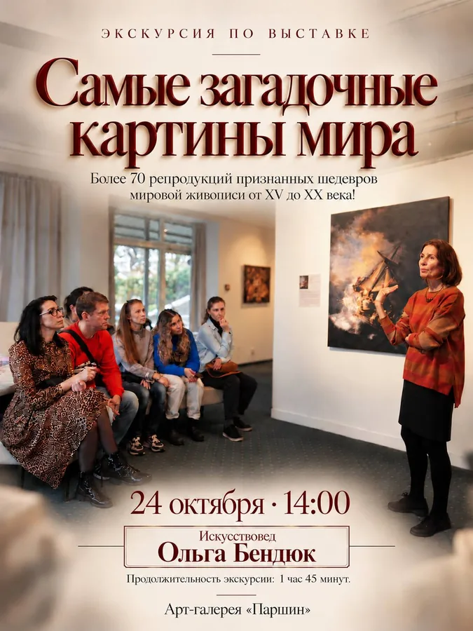 Экскурсия по выставке «Самые загадочные картины мира»