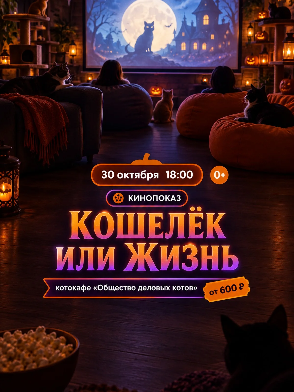 Хэллоуин-кинопоказ «Кошелёк или жизнь»