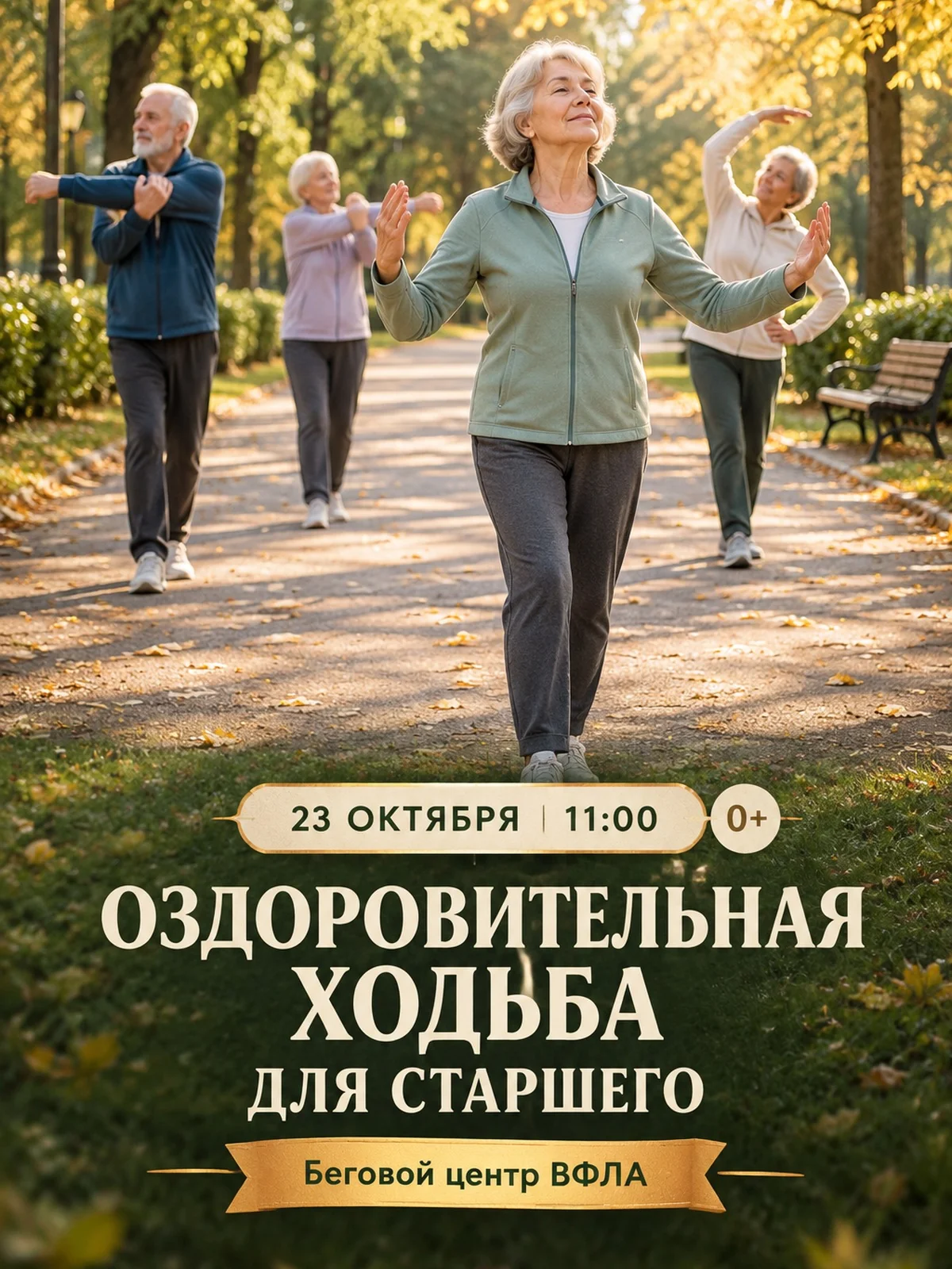 Оздоровительная ходьба для старшего поколения