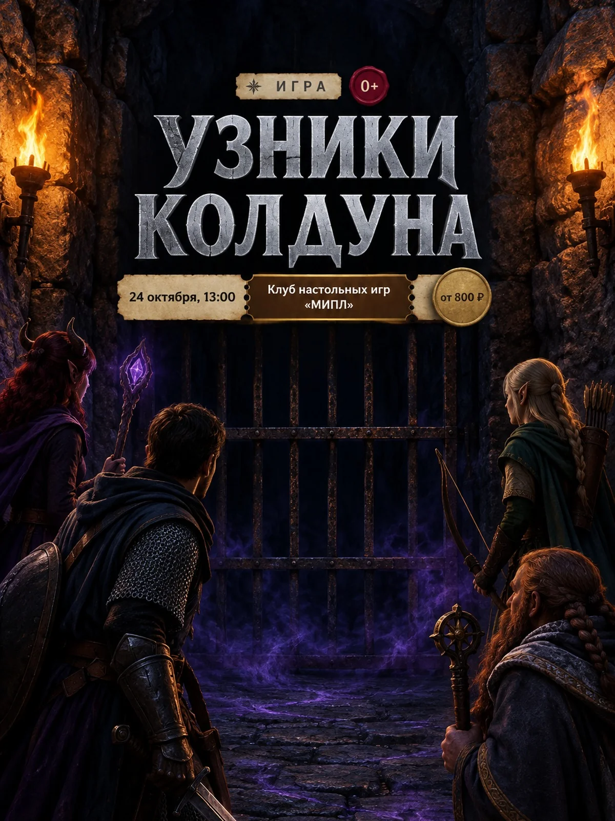 DnD 5e: ваншот «Узники колдуна»