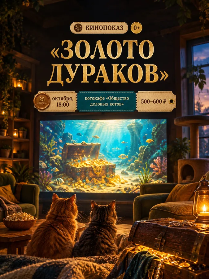Кино с котиками: «Золото дураков»