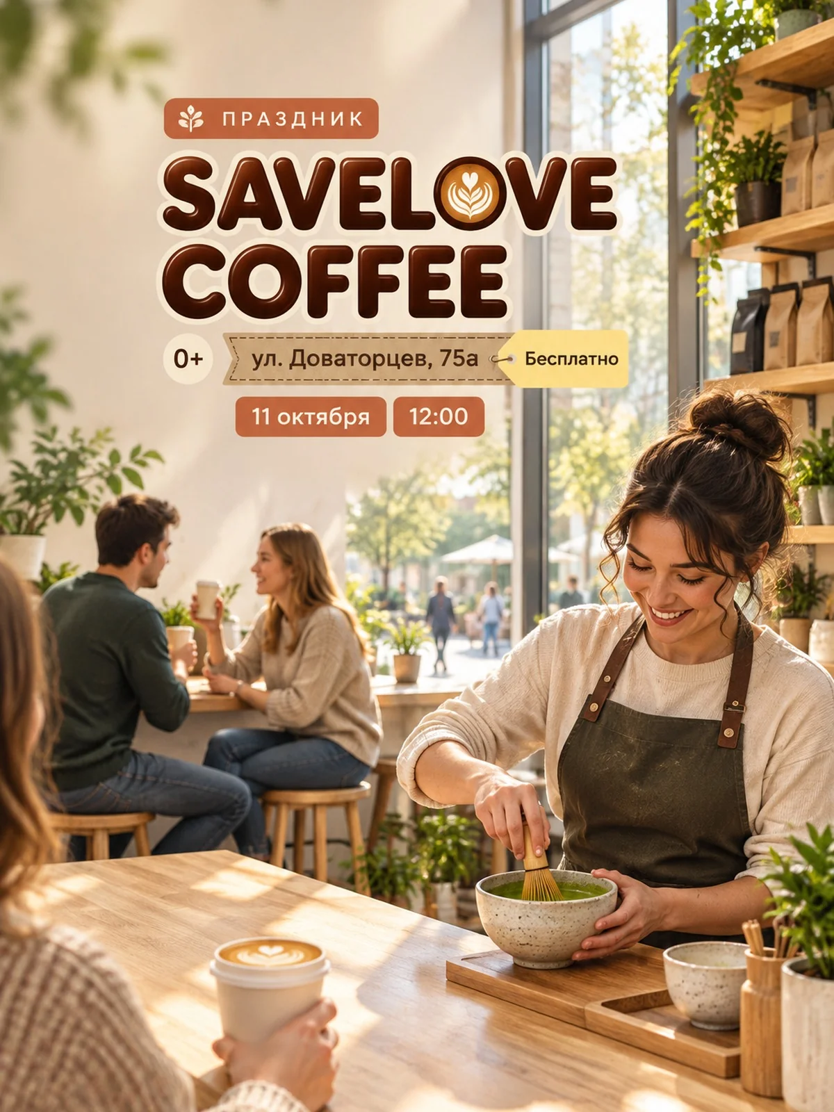 Открытие Savelove Coffee в «Космосе»