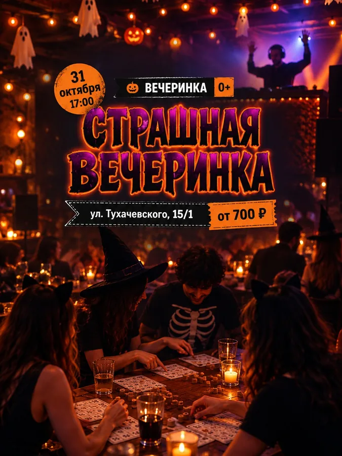 Вау! Музыкальное лото: страшная вечеринка