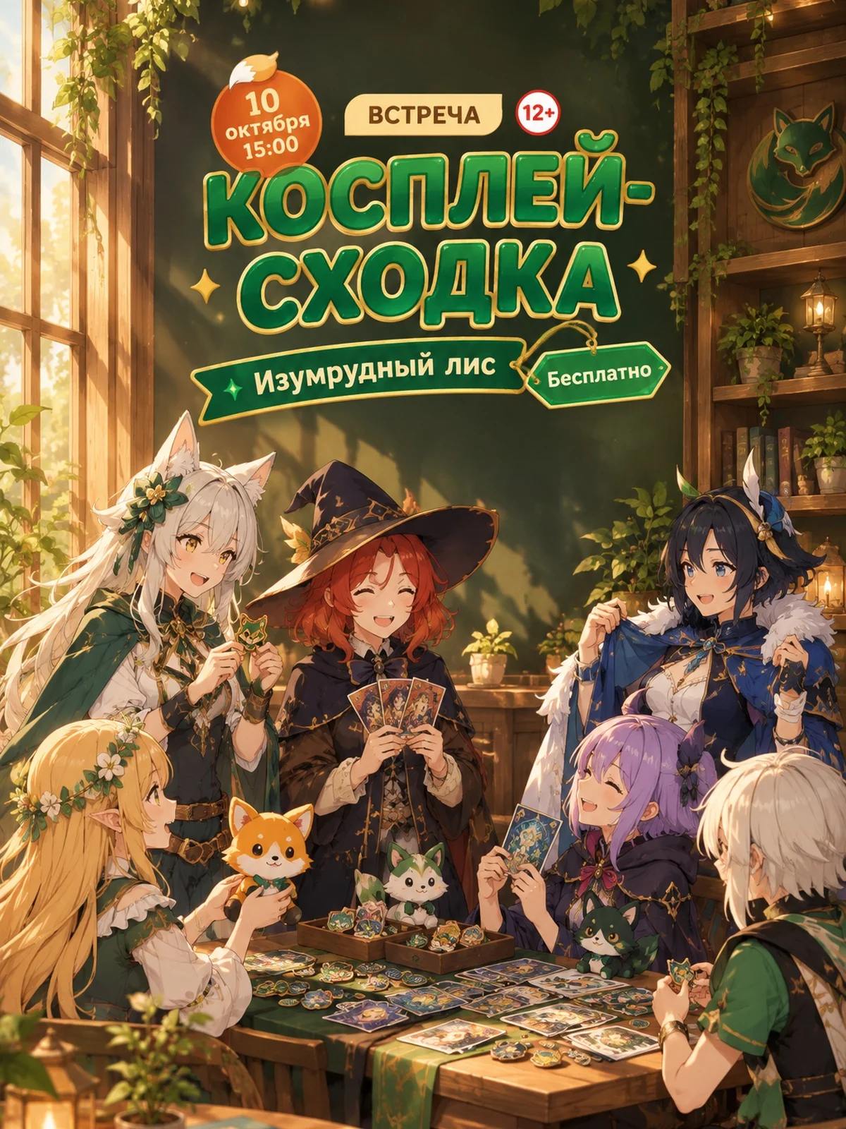 Косплей-сходка в «Изумрудном лисе»