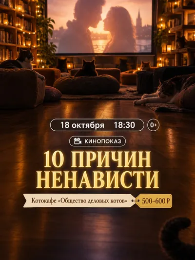 Кинопоказ «10 причин моей ненависти»