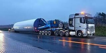 Доставка негабаритных грузов тралами до 100 тонн