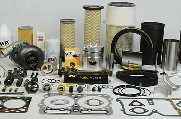 Запчасти для спецтехники брендов Caterpillar и Komatsu