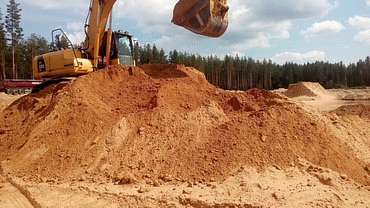 Доставка карьерного песка