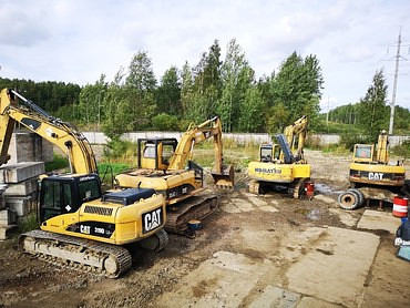 Ремонт спецтехники Komatsu, JCB, Volvo, CAT