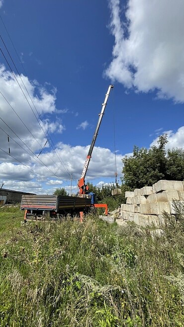 КАМАЗ 65117 с кму 7 тон