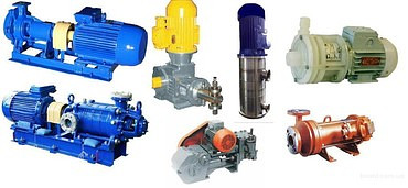 Насосы на складе К, КМ, ВК.ЦВК