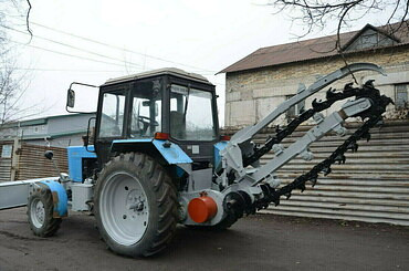 ЭТЦ-165А на МТЗ-82