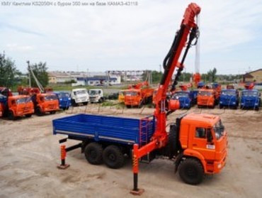 КамАЗ с КМУ 7т