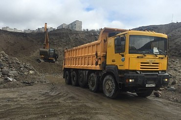 Перевозка щебня автотранспортом
