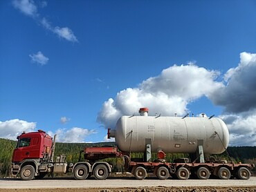 Перевозка негабаритных грузов