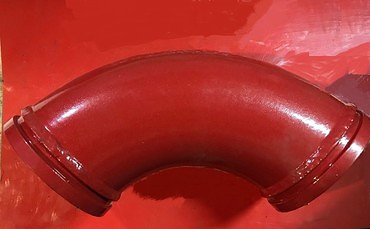 Второе колено DN175*315*90 205/205 для автобетоносмесителей