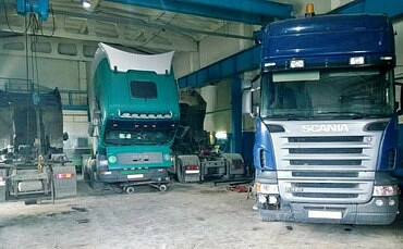 Ремонт автобусов, грузовиков, самосвалов, тягачей, прицепов и фур в Екатеринбурге