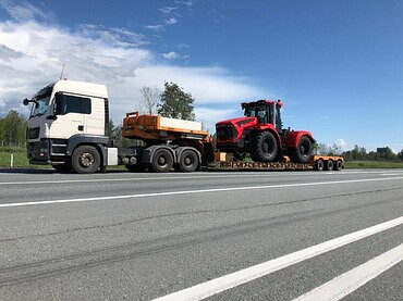 Перевозка негабаритных грузов