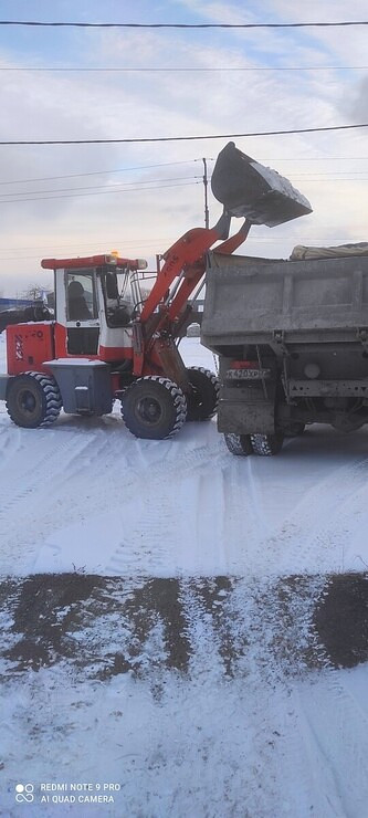 Уборка территории от снега