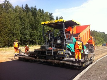 Укладка асфальта