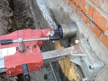 Алмазное бурение бетона