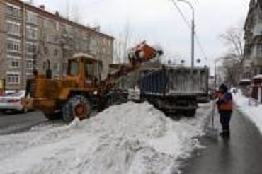 Уборка снега техникой