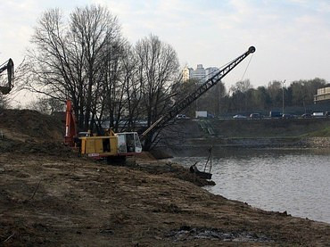 Драглайн экскаваторные работы