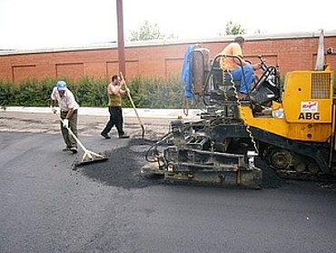 Укладка асфальта