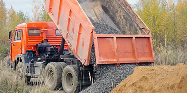 Щебень, песок, асфальт, грунт с доставкой