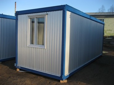 Блок-контейнер "ПромСнаб" оцинкованный