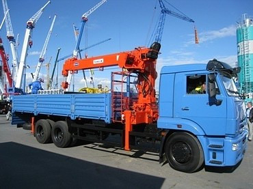 Камаз 65117 с кму Kanglim KS 1256G-II 