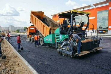 Укладка асфальта