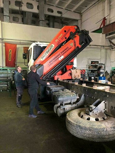 Ремонт манипуляторов, автоподъемников, гидробортов Palfiger, ВЕЛМАШ и другие