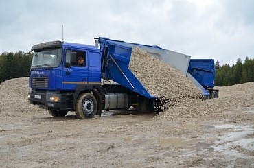 Грузоперевозки щебня