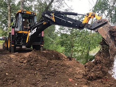 Копка траншей, котлованов, септиков, фундамента