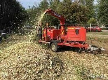 Измельчение веток, кустарников
