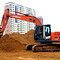 Hitachi ZX 180, JCB 160.