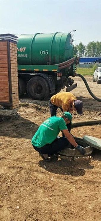 Устранение засоров и откачка канализации