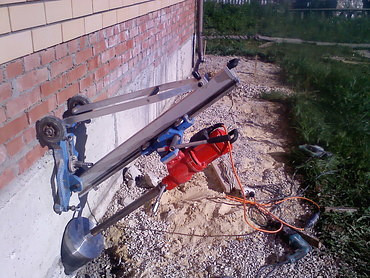 Услуги бурения бетона