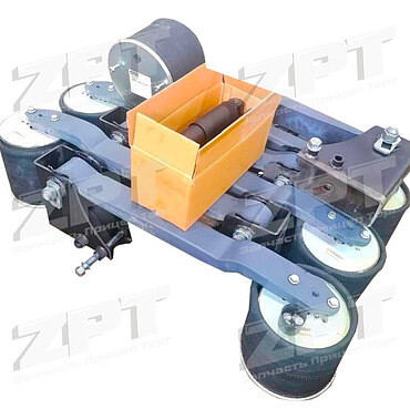 Пневматическая подвеска низкорамная на трал-тяжеловоз