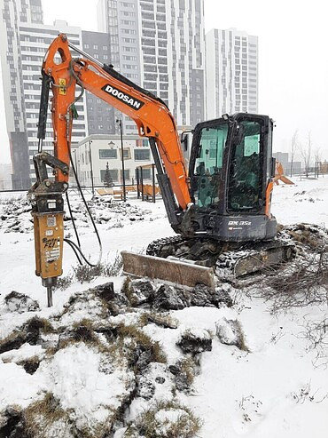 Doosan 35 (mini) гусеничный