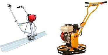 Виброрейка и Затирочная машина