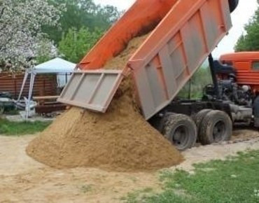Продажа песка с доставкой