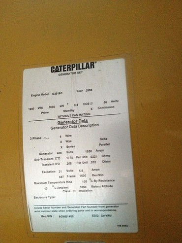 Caterpillar G3516LE G3516LE