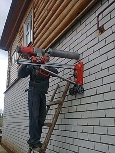 Бурение отверстий в бетоне