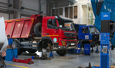 Ремонт грузовых автомобилей и спецтехники в Иркутске