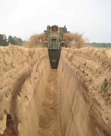 Рытьё траншей