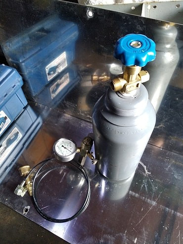 Заправка гидромолотов азотом