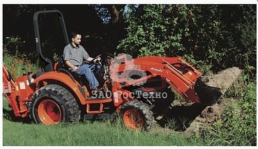 Kioti CK35 с погрузчиком